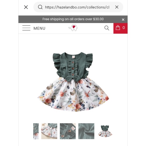 MIKAYLA Floral Dress - Hazel & Bo