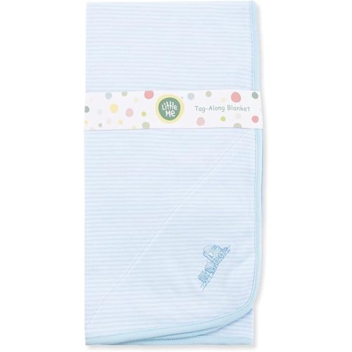 Little Me Blankets for Baby Boys' Thank Heaven for Little Boys' Swaddling Receiving Blanket