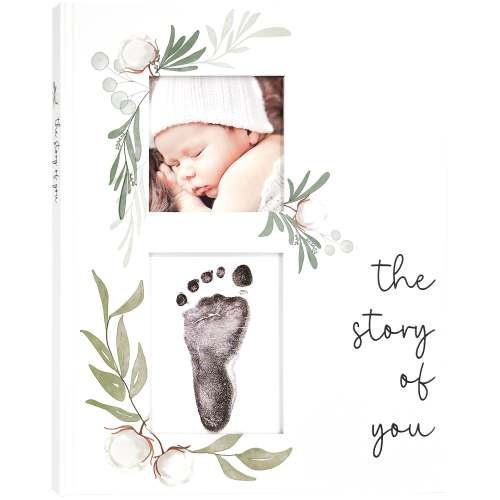 Minimalist Baby Memory Book- Olive