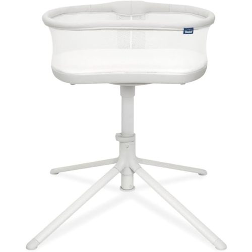 HALO BassiNest Swivel Sleeper 3.0 – Over-Bed Baby Bassinet with 360 Rotation, Adjustable Height, Breathable Mesh, Safe Close Sleeping, Lowering Wall for Easy Access, Feeding & C-Section Recovery