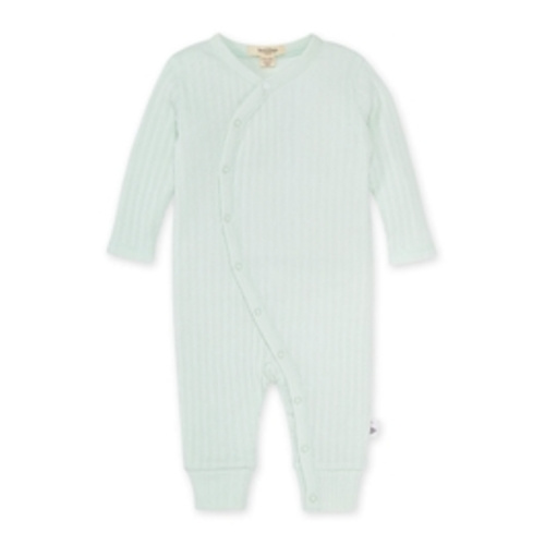 Sweet Rib Organic Cotton Wrap Jumpsuit - Herbal Mint
