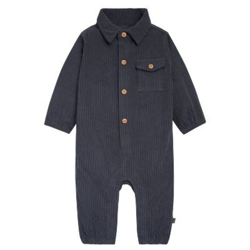 Modern Moments™ By Gerber Baby Boys' Corduroy Romper, Indigo, Newborn