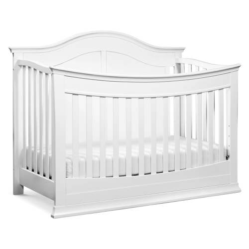 Meadow 4-in-1 Convertible Crib - White
