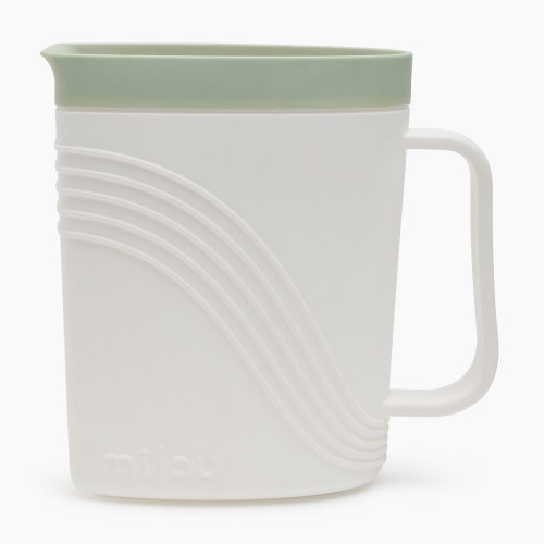 Milou Stay Clean Bath Rinse Cup - White/Mint
