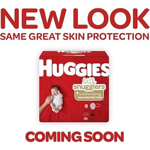 Amazon.com: Huggies Newborn Diapers, Little Snugglers Newborn Diapers, Size Newborn (up to 10 lbs), 144 Count : Baby
