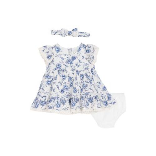 Baby Girls Toile Printed Dress