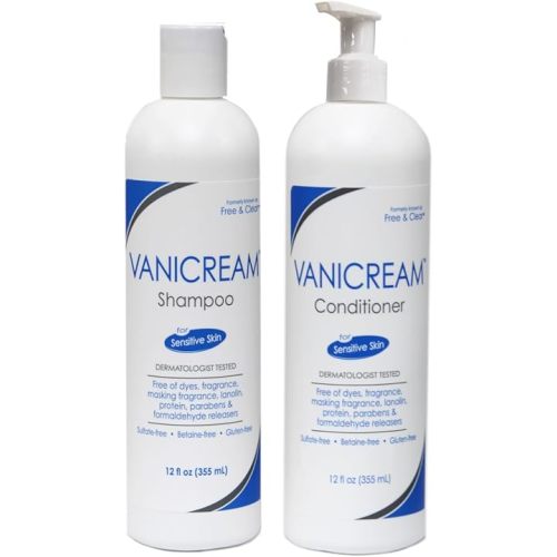 Vanicream Set, includes Shampoo-12 Oz and Conditioner-12 Oz - One each