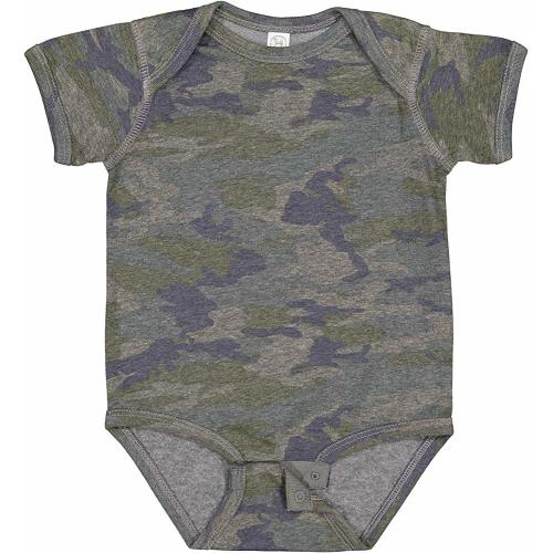 RABBIT SKINS, Baby Soft Fine Jersey Short Sleeve Bodysuit