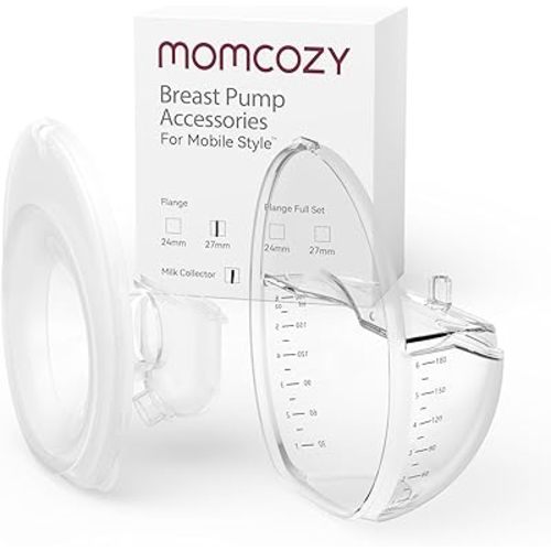 Momcozy M6 Breast Pump Replacement Accessories,27mm Flange & Milk Collector