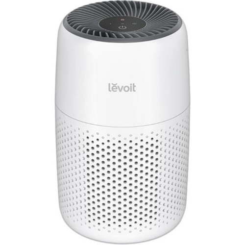 LEVOIT Air Purifiers for Bedroom Home, 3-in-1 Filter Cleaner with Fragrance Sponge for Better Sleep, Filters Smoke, Allergies, Pet Dander, Odor, Dust, Office, Desktop, Portable, Core Mini, White