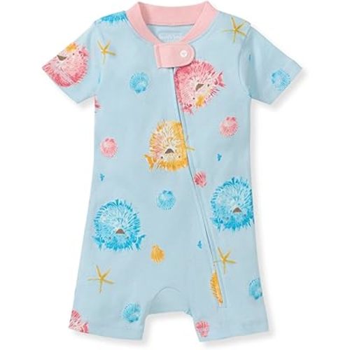 Burt's Bees Baby Unisex Short Sleeve Organic Cotton Snug Fit One-Piece Sleeper