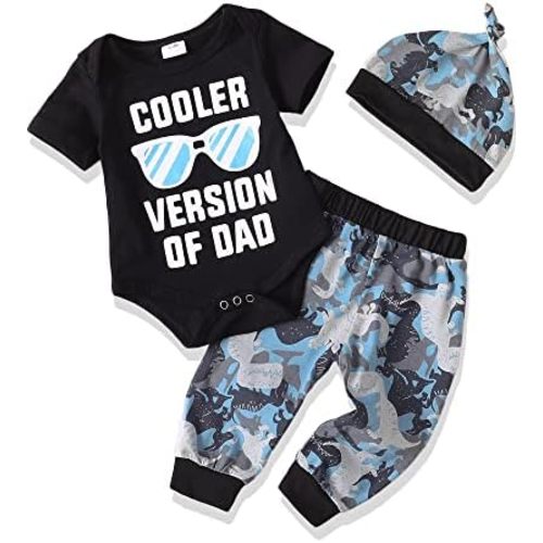 NZRVAWS Newborn Baby Boy Clothes Outfits Letter Prined Romper Pants Set Baby Boy Clothing 0 3 6 9 12 18 Months