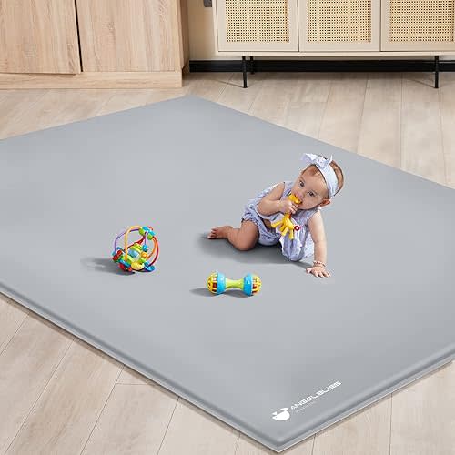 ANGELBLISS Baby Playpen Mat | 79x 63 | Grey