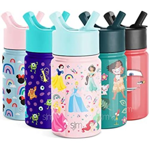 Simple Modern Disney Kids Cup 12oz Classic Tumbler with Lid and Silicone  Straw - Vacuum Insulated Stainless Steel for Toddlers Girls Boys - Disney:  Mickey: Ears 