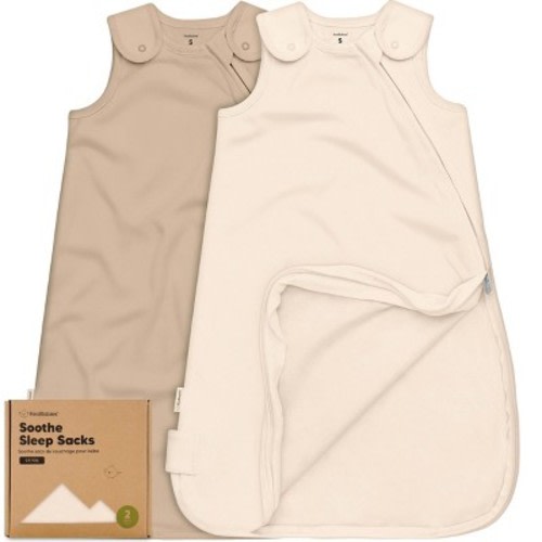 KeaBabies 2-Pack Sleep Sacks for Babies, Soothe Sleeping Sack Wearable Blanket, Infant, Toddler, Newborn Swaddle Sack