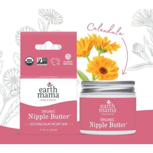 Organic Nipple Butter Breastfeeding Cream | Earth Mama