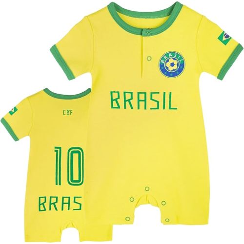 Cnins Soccer Baby Clothes - Matching Family Rompers 0-24M | Unisex Gifts for Futbol Game Days & Photo Shoots