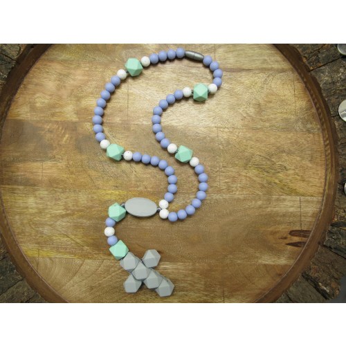 Catholic Children's Rosary / Silicone Rosary / First Rosary / Baptism Gift
