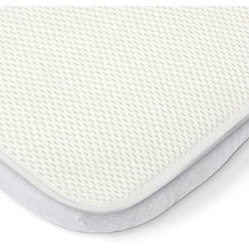 Tutti Bambini 100% Waterproof Bassinet Mattress Protector - Premium Ultra Breathable Bassinet Mattress Pad Cover, Machine Washable, Compatible with CoZee® Bassinets (31.8 x 20 in)
