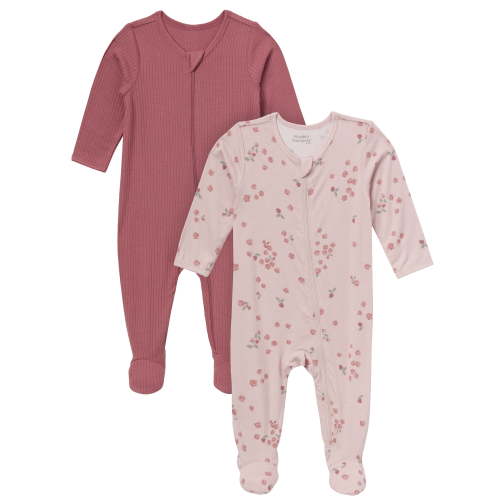 Modern Moments by Gerber Baby Neutral Super Soft 2-Pack Sleep N´Play, Sizes Newborn - 12 Months