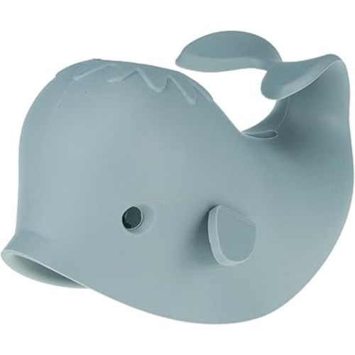 Baby Bath Spout Cover, Silicone Faucet Protector for Kids - Soft Universal Tub Spout Guard, Prevent Bumps & Burns, Non-Slip Bath Safety Accessories for Infants Toddlers(Pink/Blue/Grey) (Grey)