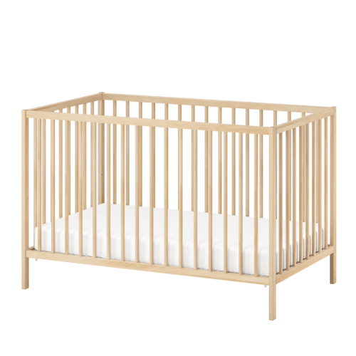 IKEA SNIGLAR Beech Crib