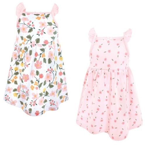 Luvable Friends Hudson Baby Sleeveless Dresses 2pk