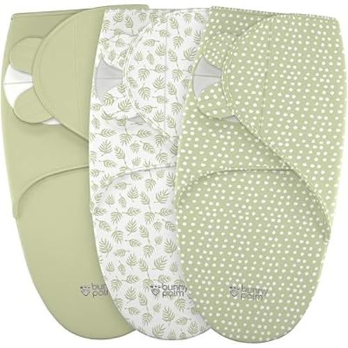 Swaddle Blanket for Baby, Newborn Boy or Girl Adjustable Sleepsack, Unisex, Organic Cotton Swaddle Wrap Set 3 Bags in Pack for Infant, Soft Blankets with Baby Hat