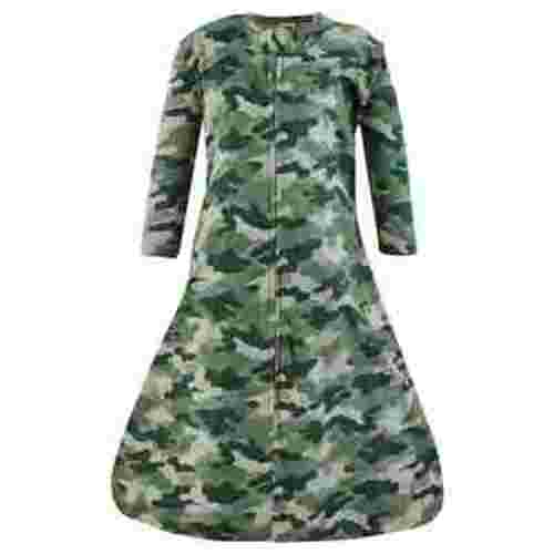 Hudson Baby Unisex Baby Long Sleeve Cotton Jersey Sleeping Bag, Camo, 6-12 Months