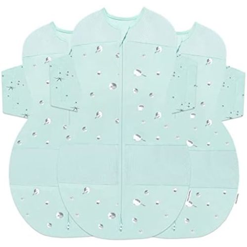 Happiest Baby SNOO Sleep Sack - 100% Organic Cotton Baby Swaddle Blanket - Doctor Designed Promotes Healthy Hip Development