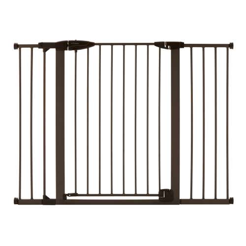 Toddleroo by North States 52-in x 36-in Pressure Mounted Graphite Metal Safety Gate