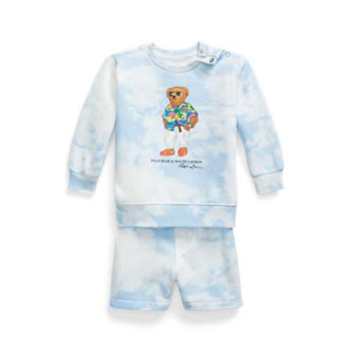 Polo Bear Fleece Sweatshirt & Short Set