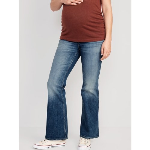 Maternity Full-Panel Flare Jeans