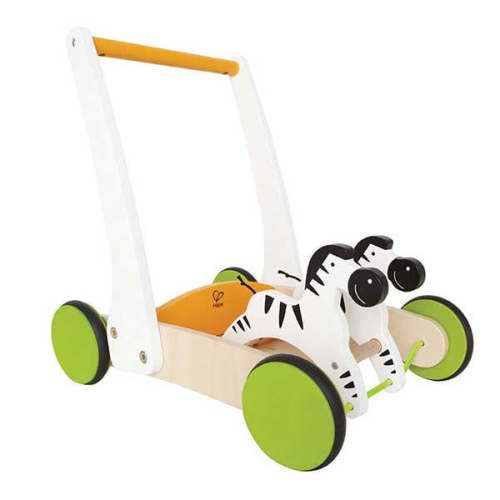 Push & Pull Zebra Cart for Toddlers