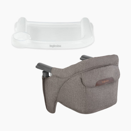 Fast Table Chair with Dining Tray Plus - Mineral Gray Melange