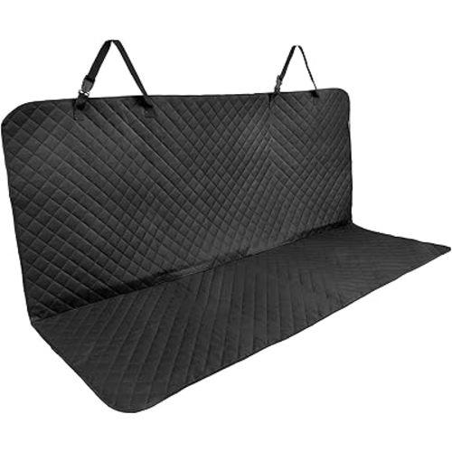 Lusso Gear Car Seat Protector for Baby Car Seat (Bench Seat Cover) - Waterproof - Thick Padding - Protects Fabric or Leather Seats (Black)