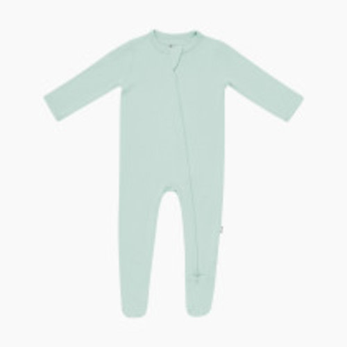 Kyte Baby Zipper Footie - Sage, 6-12 M