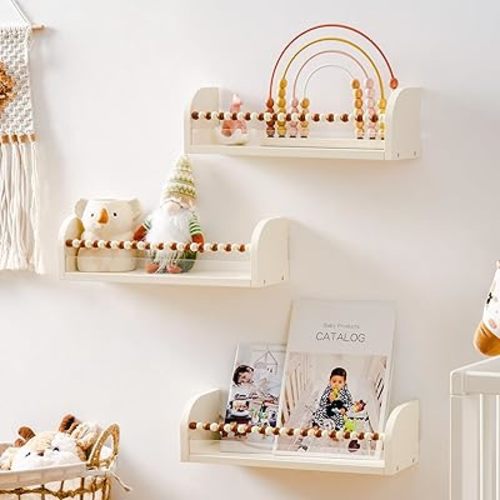 ROBOTIME Nursery Floating Shelves for Wall