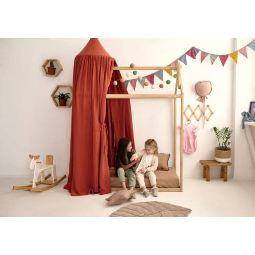 Crib canopy | Muslin canopy, Baby crib canopy, Nursery cot canopy, Canopy for house bed, Kids canopy, Montessori bed canopy, Toddler canopy