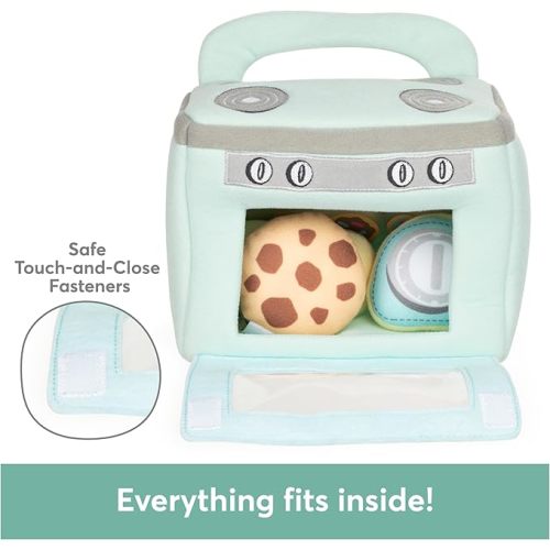 Baby GUND My First Baking Plush Playset with Sounds, Rattle, Squeaks and Crinkles, Ultra Soft Plush Sensory Toy for Babies and Newborns