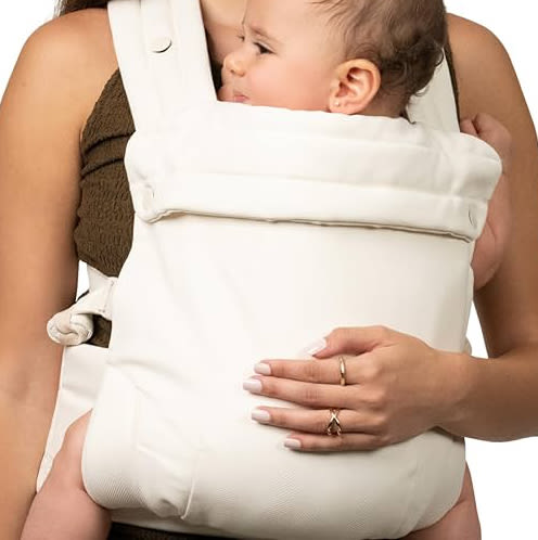 Amazon.com: Infantino Honey Blossom Baby Carrier, Ergonomic Infant to Toddler Carrier, Hip Healthy βMβ Position Support, Adjustable Sliding Seat, Padded Cross-Back Straps, 7-40 lbs, Vanilla Bloom : Baby