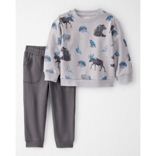 Toddler Boy 2-Piece Midnight Forest Print Set Made with Organic Cotton - Little Planet | Carter's