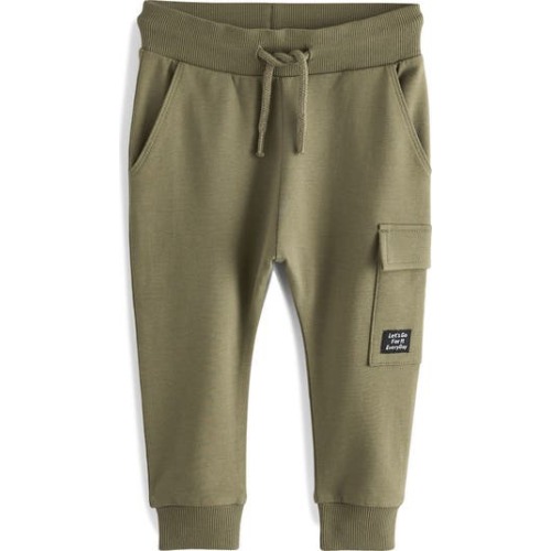 Kids' Stretch Cotton Cargo Joggers, 12-18 M