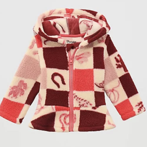 Wrangler Toddler Girls' Conversational Sherpa Jacket | Boot Barn