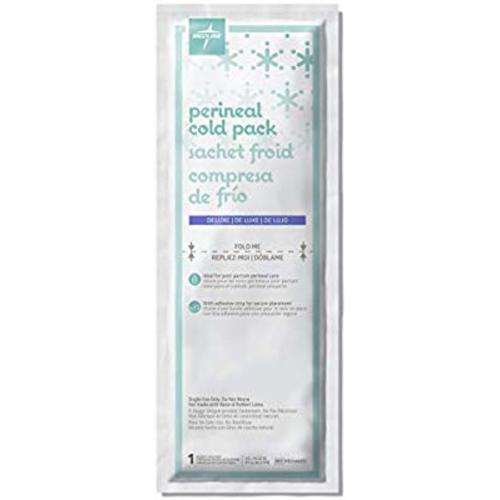 Medline MDS148055pk48 Deluxe Perineal Cold Packs with Adhesive Strip, 4.5" x 14.25" (Pack of 24), postpartum, great for new moms