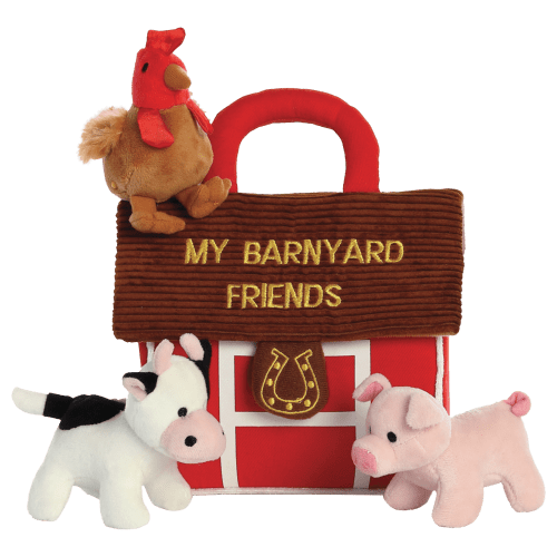 Bass Pro Shops My Barnyard Friends Baby Talk Interactive Plush Play Set for Babies