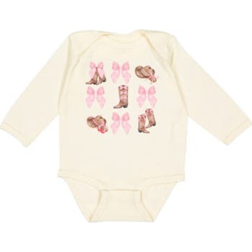 Cowgirl Long Sleeve Bodysuit, 6-12M