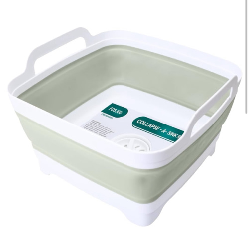 Collapsible Dish Basin - Light Green