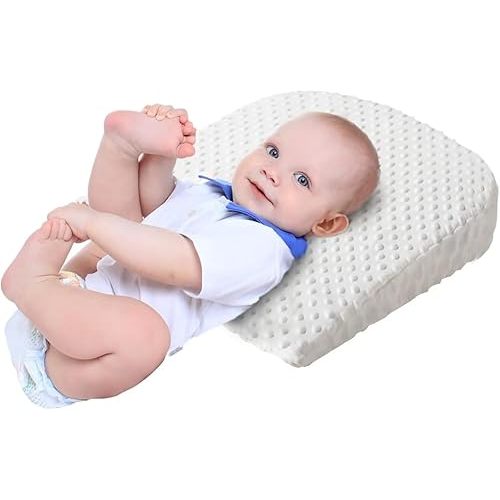2024 Update Baby Wedge Breastfeeding Pillows, Neborn Feeding Support Pillow Multi-Functional & Portable Support for Travel Ideal for Bassinet & Stroller Insert Cozy Confort