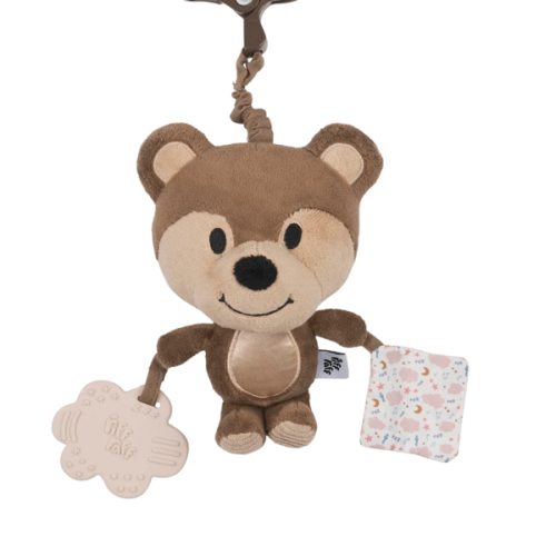 Sensory Pram Toy - Banjo The Bear – Riff Raff Baby AU